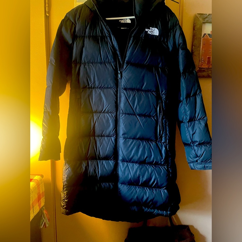 North face puffer long pufffee